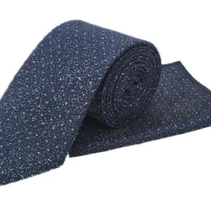 Cobalt blue & sky blue polka dot tie and pocket square set