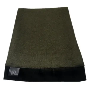 Khaki double sided neck scarf