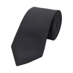 Grey and silver-toned patterned tie