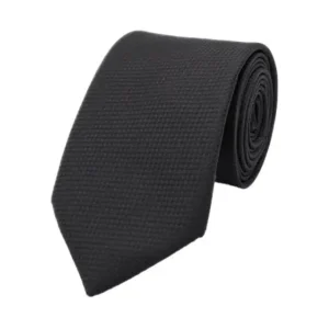 Black-toned houndstooth patterned tie