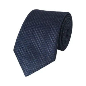 Blue-toned patterned tie